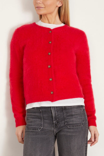 Guest In Residence Sweaters The Grizzly Cardigan in True Red Guest in Residence The Grizzly Cardigan in True Red