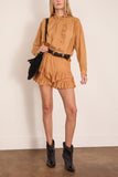 Leota Top in Caramel