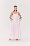Rosie Assoulin High Garden Maxi Dress in Blush