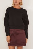 Hunter Bell Jennie Sweatshirt in Onyx