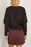 Hunter Bell Jennie Sweatshirt in Onyx