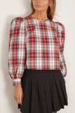 Hunter Bell Lottie Top in Carlyle Plaid