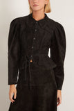 Hunter Bell Murphey Jacket in Noir Suede