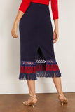 Hunter Bell Rivington Skirt in Midnight Wool