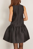 Hunter Bell Windsor Dress in Onyx