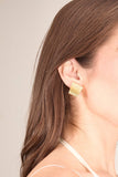 ivi Liz Chunky Clip Earrings in Yellow Gold