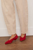 Isabel Marant Ebisa Heels in Scarlet Red