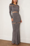 Isabel Marant Elmire Dress in Silver/Black