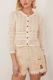 Etoile Isabel Marant Tops Ajaline Top in Ecru Isabel Marant Etoile Ajaline Top in Ecru