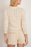 Etoile Isabel Marant Tops Ajaline Top in Ecru Isabel Marant Etoile Ajaline Top in Ecru