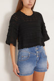 Etoile Isabel Marant Tops Azelia Top in Black Isabel Marant Etoile Azelia Top in Black
