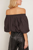 Etoile Isabel Marant Tops Bertille Top in Black Isabel Marant Etoile Bertille Top in Black