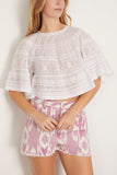 Etoile Isabel Marant Tops Dilama Top in White Isabel Marant Etoile Dilama Top in White