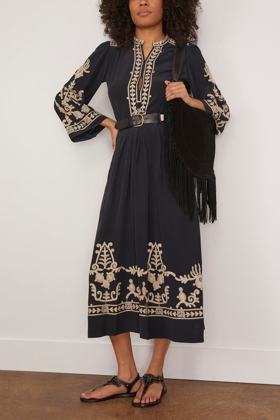Etoile Isabel Marant Feliana Dress in Black