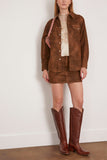 Etoile Isabel Marant Kimmy Skirt in Tabacco