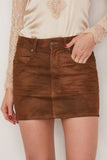 Etoile Isabel Marant Kimmy Skirt in Tabacco