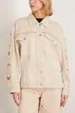 Etoile Isabel Marant Jackets Manona Jacket in Ecru Isabel Marant Etoile Manona Jacket in Ecru