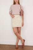 Etoile Isabel Marant Margo Sweatshirt in Light Pink/Ecru