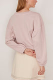 Etoile Isabel Marant Margo Sweatshirt in Light Pink/Ecru