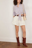 Etoile Isabel Marant Tops Nath Top in Baby Lilac Isabel Marant Etoile Nath Top in Baby Lilac