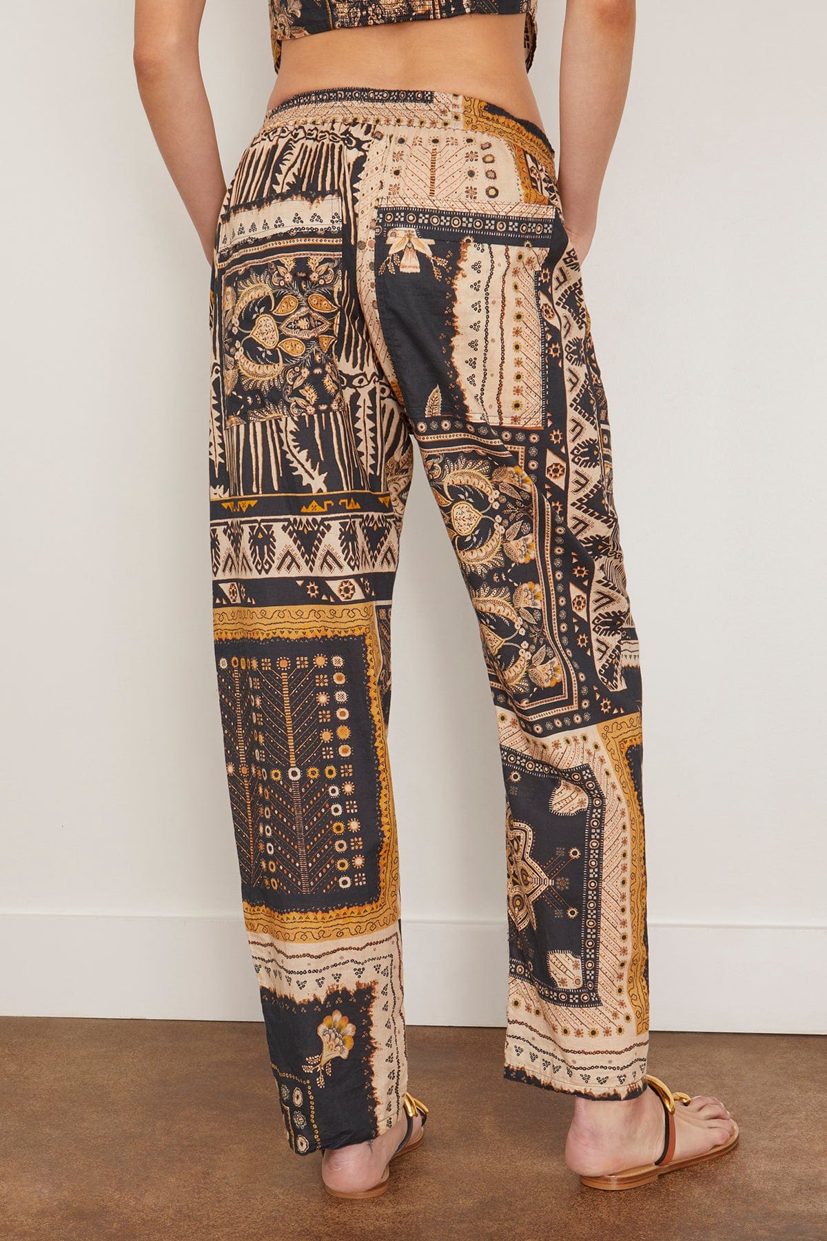 Isabel Marant Pants Fedora Pants in Black/Ochre Isabel Marant Fedora Pants in Black/Ochre