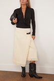 Isabel Marant Galla Skirt in Ecru