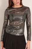 Isabel Marant Hilda Top in Gunmetal