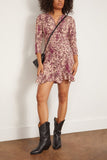 Isabel Marant Casual Dresses Octavia Dress in Purple/Ecru Isabel Marant Octavia Dress in Purple/Ecru