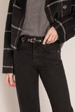 Isabel Marant Odena Belt in Black/Silver
