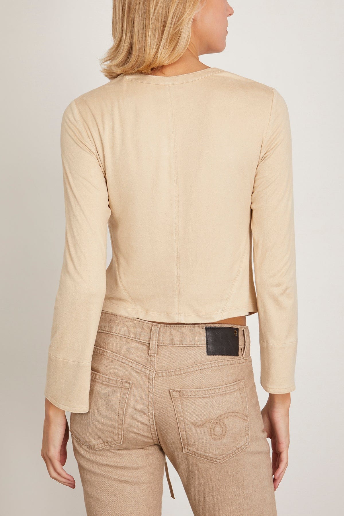 Seatle Long Sleeve Top in Ecru