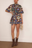 Alemais Jasper Mini Dress in Chocolate
