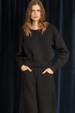 Hunter Bell Jennie Sweatshirt in Onyx