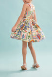 Hunter Bell June Dress Kids in Coastal Conversation