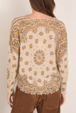 KUJTEN Mela Western Sweater in Ambre
