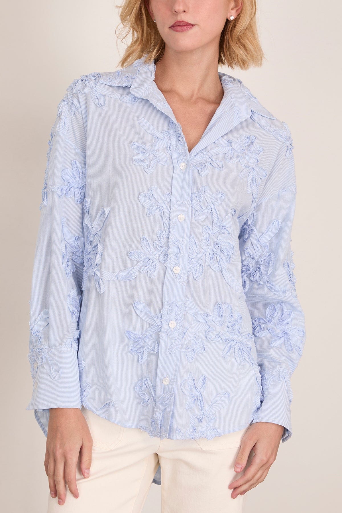 Hampden Clothing Frankie Shirt in Blue Multi