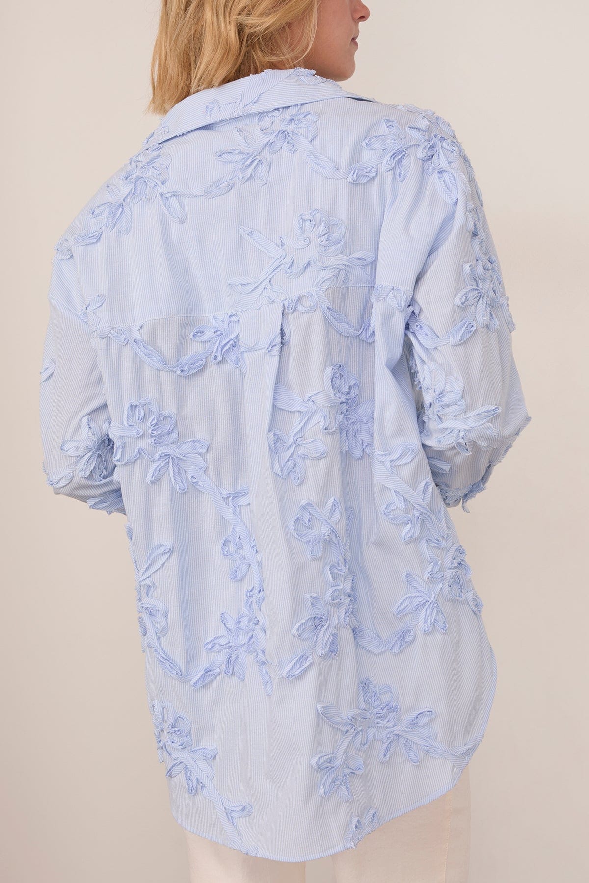 Hampden Clothing Frankie Shirt in Blue Multi