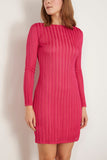 La Galpa Riva Bare Mini Dress in Strong Pink