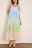Lemlem Eda Slip Dress in Nefas Mint