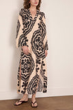 Lemlem Theodora Column Dress in Niku Cream