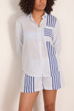 Lemlem Aisha Shirt in Shemizi Blue