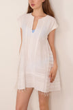 Lemlem Elina Caftan in Abira White