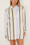 Lemlem Casual Dresses Mariam Shirt Dress in Entoto Sage Lemlem Mariam Shirt Dress in Entoto Sage