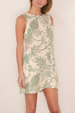 Lemlem Persinna Dress in Mokata Green