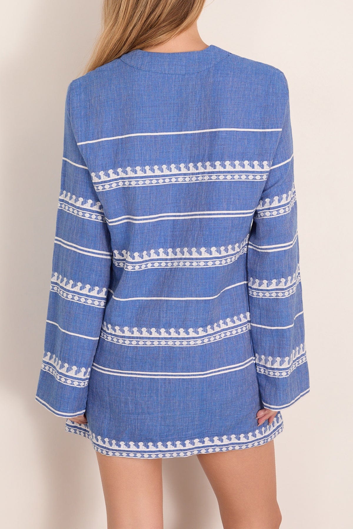 raey denim dress Raey Column Dress - Tebibi Blue, in Cotton - Size L - Light & Comfortable Feel - Hand-woven in Ethiopia