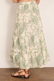 Lemlem Sanaa Skirt in Mokata Green