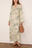 Lemlem Theodora Dress in Mokata Green