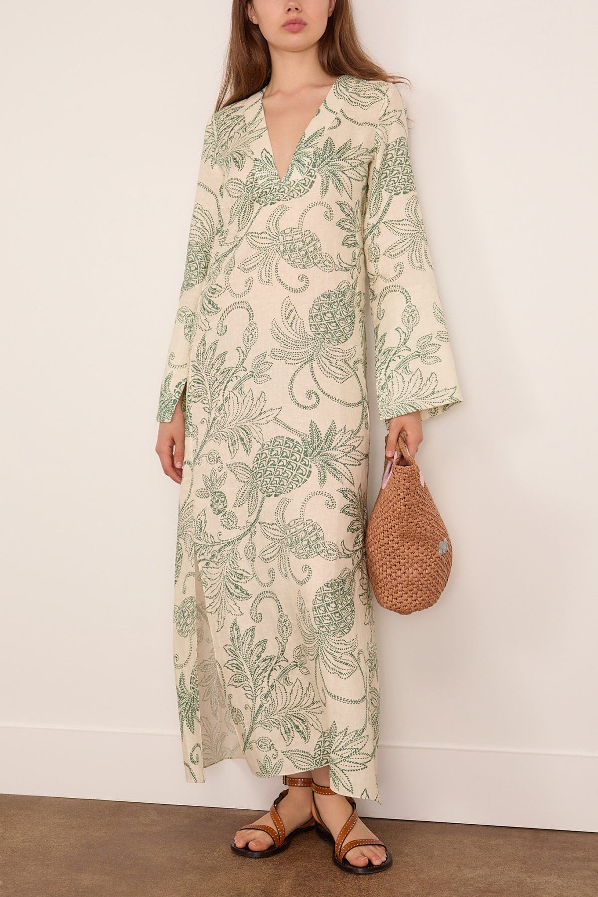 Lemlem Theodora Dress in Mokata Green