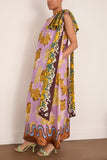 Alemais Arnie Silk Midi Dress in Multi