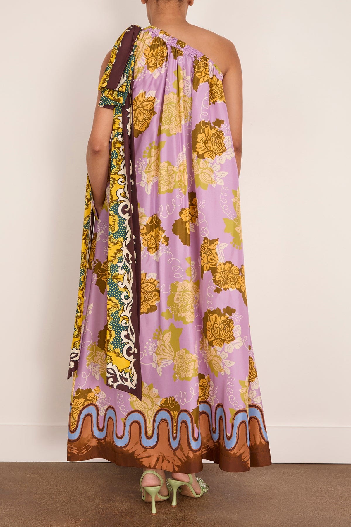 alemais purple dress Almais, Ruthie floral shirt dress, Women, Purple, XL, Dresses, Silk