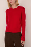 Lisa Yang Mable Sweater in Goji Berry